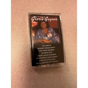Vintage Gloria Gaynor Cassette The Best Of Disco R&B Soul Funk Black Album